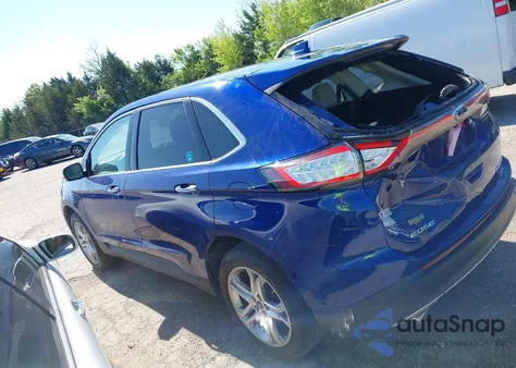 2015 Ford Edge Titanium from USA, damaged, VIN 2FMPK3K89FBB00422
